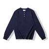 Heavy Henry Collar T Shirt Men Spring Autumn New Thick Solid Color Long Sleeve T-Shirts Basic Round Neck Casual Pullover Tops T220808