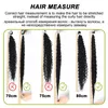 Kinky Curly Synthetic Extensions Blonde Two Tone Color Hair Weave Bundles Thick 300g for Women 220622