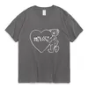 Mitski Sweetheart Bear T Shirt for Women Men Hip Hop Trend Harajuku T-shirt Short Sleeve 100% Cotton White Round Neck Tee Shirt 220708