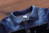 キッド3PCSベイビー幼児の少年ソフトフェイクデニムジャケットスーツTシャツジーンズパンツセット服服outualt