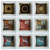 Cushion/Decorative Pillow Velvet Fabric American Luxury Duplex Printing Tassels Home Sofa Cushion Cover Pillowcase Without Core Living Room