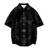 Men's Casual Shirts Fashion Summer Shirt Panda Influencer Short Trend Men 3D Digital Printing Merch Turndown Collar Shirt25Men's Eldd22