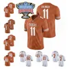 Maillot de football CeoTexas Longhorns Keondre Coburn Sam Ehlinger Devin Duvernay Joseph Ossai Keaontay Ingram Roschon Johnson Jake Smith Malcolm