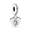 925 Silver Fit Pandora Charme 925 Pingente de pulseira Magic Academy Série de jóias pendentes com encantos de gravuras originais Conjunto de joias de miçangas finas DIY