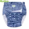 Goodbum Adult Cloth Diapers Reusable The Elderly Washable Diapers Breathable Incontinence Pants Pure Color The Adjustable 1016227h5607640