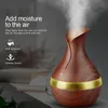 2021 humidificateur d'air à grain de bois avec expansion ultrasonique d'huile essentielle de 200 ml pour les utilisations de dortoir d'étudiant à domicile de bureau