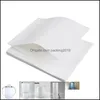Pakowanie papieru Office Business Business Industrial 5 rozmiarów biały sublimacja kurcząca się folia rękaw do butelek