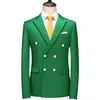 Ternos masculinos Blazers PLUS TAMANHO 6XL-M Mens de peito duplo Blazer Classic Solid Slim Fit Suit Shop Office Office Business Wedding Casual