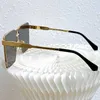 dam herr CYCLONE METAL Solglasögon Z1700U svart lins guld metallram herr och dam designer mode glasögon storlek 58-16-140 med originalkartong
