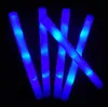 Lightup Foam Sticks Party Noise Maker Concert Decor LED Mjuka batonger Rally Rave Glowing Wands Color Changing Flash Torch Festivals2386167