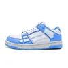 Skel-Top Sneakers مصممة فاخرة الرجال الربيع أحذية الجلود العظام من الجلد العليا إيفا سوبى قدم منخفضة الحذاء الرياضي الحذاء المألوف 40 44