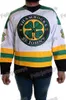 Mag Thr 3 St. John'S Shamrock'S Ross Rhea Movie Hockey Jersey 100% ricamo Mens Womens Youth Maglie da hockey a buon mercato Spedizione veloce