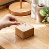 Holz-Schmuck-Aufbewahrungsboxen, einfache Buchenholz-Uhrenbox, DIY-Weihnachtsgeschenkverpackung GCF14363