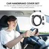 Steering Wheel Covers Set Plush Auto Car Cover Gear Handbrake CoverSteering