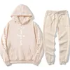 Мужские спортивные костюмы Jack Cactus Fashion Mens Oversized Hoodie Sweater Pants Комплект из 2 предметов Повседневная спортивная одежда для бега Мужская спортивная одеждаМужская одежда