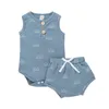 Roupas Conjuntos de roupas Mababy 0-18m Nascido Infant Baby Roupos Set Print Sun Prind sem mangas Roma