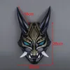 Игра Genshin Impact Xiao Cosplay Mask Strain Strame Halloween Party Prop Prop Carnival Costume 220715