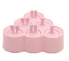 Tools Silicone Ice Cream Mold 6 Hole Popsicle Cube Maker Chocolate Tray Kitchen Gadgets Inventory CCE13975