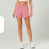 5 pulgadas Short Sports Fitness Hotty Hot Yoga Outfits para mujer Casual Gym Shorts sueltos con bolsillo con cremallera Summer Run Jogger Athletic Quick Dry