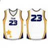 Jerseys de basquete Mulheres jovens 2022 esportes ao ar livre usam branco 289