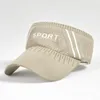 Outdoor Sport Sun Hats Empty Top Hat Golf Tennis Hat Breathable Visor Summer Hiking Cap For Women HCS157