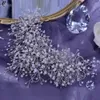 Новые роскоши Свадебные наушники для приготовления волос свадьбы свадебные ювелирные изделия День рождения головной уборных кристаллов Кристаллы Корона Аксессуары Свадебные драгоценности Невесты Дверины