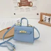 2022, bolsos de mano de Color caramelo para niños, bolso cruzado para niñas, bolsos de un solo hombro de cuero PU, Mini monedero para niños, bolso de mensajero