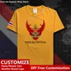 Thailand Baumwolle T-shirt Benutzerdefinierte Jersey Fans DIY Name Anzahl T-shirt High Street Fashion Hip Hop Lose Beiläufige T-shirt THA 220620
