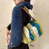 Marka projektantka mody Plush dla kobiet na ramię cukierki futrzane damskie damskie torba hachy cupper praca żeńska torebki torebki 220512