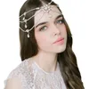 Hochzeit Braut Kristall Strass Stirnband Böhmen Indisches Haarband Stirn Krone Tiara Prinzessin Königin Kopfschmuck Ornament