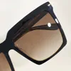 여름 광장 특대 선글라스 0764 검은 연기 여성 Sonnenbrille UV400 안경 상자
