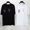 22SS Hip Hop Men Fashion T -shirt Palmen Letter Afdrukken Korte mouw T -shirt Doll losse t -shirts vrouwen rond nek katoen t -shirts hoog