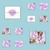 1000st Light Purple Lavender Artificial Silk Rose Flower Petals Wedding Favor Accessories Party Event Decoration Drop Delivery 205440309