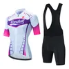 2024 Kobiet Triathlon Cycling Jersey krótkie rękaw MTB MAILLOT Rowerowa koszula Downhill Jersey Pro Team Tricota Mountain Rower Clothing