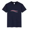 2022 デザイナー高級メンズレディース Tシャツ Tシャツフロント植毛レターシリコンバックシンプルな最新ハイストリートルーズオーバーサイズ Tシャツスケートボード Tシャツトップス