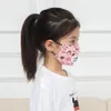 STOCK Cartoon Enfants Masque PM2.5 Accueil Masques avec valve respiratoire Anti-poussière Filtre Poches Masque de protection pour enfants anti-poussière FY9142 0520