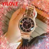 Luxury Women Top Brand Designer Watch Diamond Gold Cinturino in acciaio inossidabile Orologio al quarzo per ragazze da donna San Valentino Natale Regalo per la festa della mamma