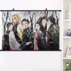 2019 Anime Kimetsu no Yaiba Agatsuma Zenitsu Poster a rotolo Manga Wall Hanging Poster Decorazione della casa 40 60cm T2169g1148625