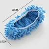 Wholesale Mopping Shoe Cover Multifunction Solid Dust Cleaner House Bathroom Floor Shoes Cover Cleaning Mop Slipper 6 Colors DBC