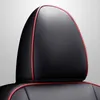 Capa de assento de carro personalizada premium para Nissan Qashqai 16-22 Proteção de couro Seat Almofada Multifuncional Mercadorias automotivas 1 Conjuntos