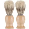 Woody Beard Brush Bristles Shaver Tool Man Male Shaving Brushes Shower Room Accessories Clean Home T0428