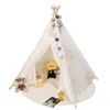 Children039s Çadır Teepee Çadır Çocuklar İçin Taşınabilir Tipi Infantil Evi Çocuklar için Cabana Çocuk Çadırları Dekorasyon Halı Led Lights1800891