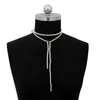 Pendant Necklaces 123cm Simulated Pearls Long Sweater Chain Choker Necklace For Women Handmade Beaded Tassel Engagement Jewelry