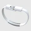 Câbles de données de chargeur de bracelet Mini USB Type C Fil de câble de charge rapide micro pour smartphone universel