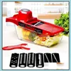 Fruit Vegetable Tools Kitchen Kitchen Dining Bar Home Garden Manual Potato Peeler Carrot Grater Dicer Christmas Party Mandoline Slicer Cu