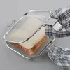 Acier inoxydable sable fabricant moule de cuisson pain grille-pain petit déjeuner Machine gâteau outil W220425