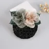 Ladies Ribbon Flower Hairgrips Crystal Headband Crochet Bun Net Snood Bow Hair Clips for Women Wedding Hair Accessories