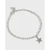 Bracelets de charme Chegada elegante e elegante miçanga simples cadeia de estrelas para mulheres prata 925 esterling jóias finas garotas presentes