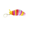 Cartoon Car Keychain Pendant Fingertip Snail Scail Sac Sac jouet Caterpillar Accessoires DD4495467