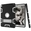 Housse de protection pour iPad mini 1 2 3 4 Air 2 Pro 9.7 10.2 10.5 11 Samsung Tab T380 T280 TShockproof Robot Military Extreme Heavy Duty Stand